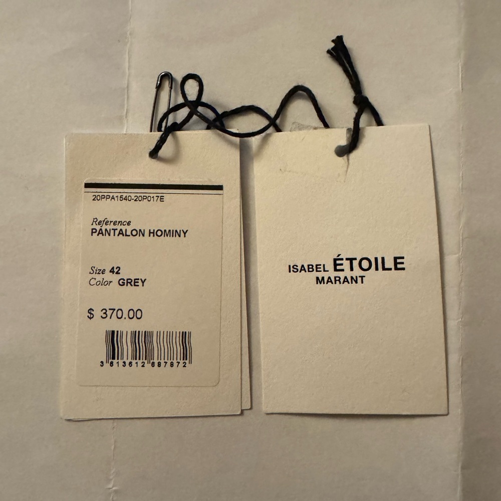 ISABEL MARANT ETOILE HOMINY JEANS 8 10 80s Denim Pants Trousers Straight Skinny - Picture 10 of 16